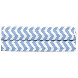 Простирадло євро Cosas BLUE ZIGZAG 220х240 см