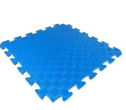 Мат-пазл (ластівчин хвіст) Sanstore EVA 50 x 50 x 1 см синій 2172760700 - мініатюра 3