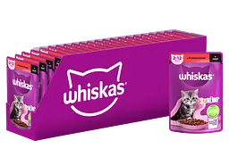 Вологий корм для кошенят Whiskas яловичина в соусі 2.38 кг (28 шт. х 85 г) - мініатюра 3