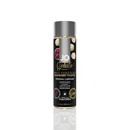 Змазка на водній основі JO GELATO White Chocolate Raspberry (120 мл) без цукру та парабенів - мініатюра 1