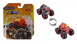 Машинка-трансформер Flip Cars Монстр-трак Лев, 2 в 1, 7 см (EU463875A-02), - мініатюра 3