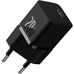 Мережевий зарядний пристрій Baseus GaN5 Fast Charger Mini 1C 20W Black (CCGN050101) [105942]