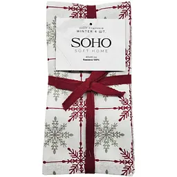 Набір рушників Soho Winter бавовна 100% 40х40 см 4 шт. (BS 72056S/1)