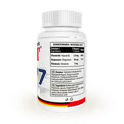 MST Мелатонін + Магній В6 Melatonin 7 мг - 100 вег. капсул - мініатюра 2
