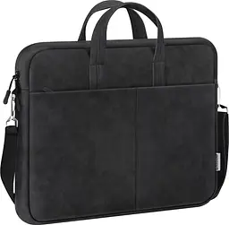 Сумка для ноутбука 15.6'' Defender PU шкіра чорний кишеня - мініатюра 4
