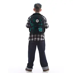 Рюкзак GoPack Education 175M-6 Future Чорно-блакитний (GO26-175M-6) - мініатюра 18