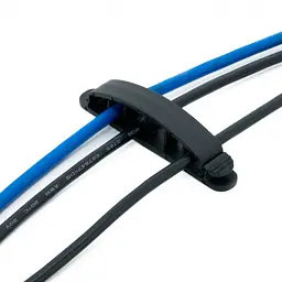 Органайзер для кабелю ExtraDigital Cable Clips CC912 чорний 3 шт - мініатюра 3