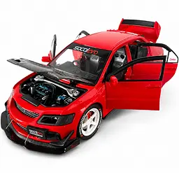 Колекційна металева модель автомобіля АвтоЕксперт Mitsubishi Lancer Evolution IX з інерцією, світлом та звуком 1:24 - мініатюра 10