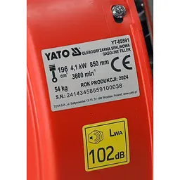 Культиватор бензиновий Yato 4.1 кВт (YT-85591) - мініатюра 13