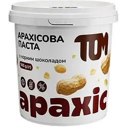 Замінник харчування TOM Арахісова паста з чорним шоколадом, 500 грам