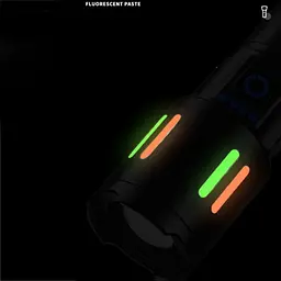Ліхтар ручний Coba CB-611-TG акумуляторний із зумом 1x26650/3xAAA ЗУ Type-C zoom FLUORESCENCE - мініатюра 3
