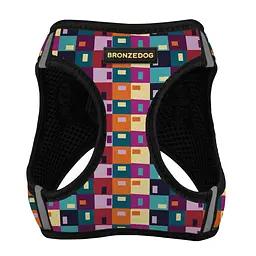 Шлея для собак Bronzedog Sport Vest Печворк M 24х18х3 см - мініатюра 2