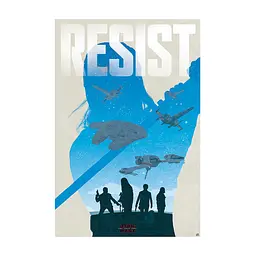 Стікер-наклейка ABYstyle Постер Star Wars — "Resist" 91.5x61 см (ABYDCO471)