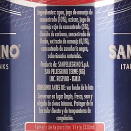 Соковмісний газований напій SanPellegrino Aranciata Rossa 330 мл - мініатюра 3