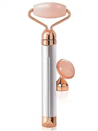 Електричний ролик - масажер для обличчя Flawless Contour · Кварцовий вібромасажер для обличчя з насадками