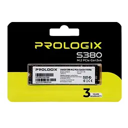 Накопичувач SSD ProLogix m.2 NVMe 256GB S380 TLC 240 250 (PRO256GS380) - мініатюра 3
