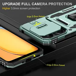 Ударостійкий чохол Camshield Army Ring для Xiaomi Poco X6 / Note 13 Pro 5G Зелений / Light Green - мініатюра 6