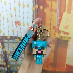 Брелок Watchbands Стів з Майнкрафт Steve Minecraft великий (KCHN-MNCRFT/01) - мініатюра 4