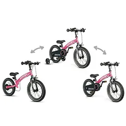 Велосипед - біговел Miniby 3 в1 Pink - мініатюра 2