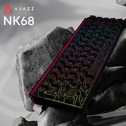 Клавіатура Ajazz NK68 Red Switch Black USB-C (NK68-R-S-B) - мініатюра 6