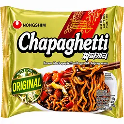 Локшина Рамьон з соусом з чорних бобів Chapagetti Nongshim 140г - мініатюра 1