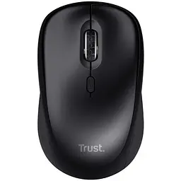 Миша бездротова Trust Yvi+ Silent чорний USB 2.4GHz оптична 800/1600 dpi 4 кнопки 1xAA