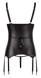 Комплект Cottelli Collection Bondage Cami Suspender M чорний - мініатюра 5