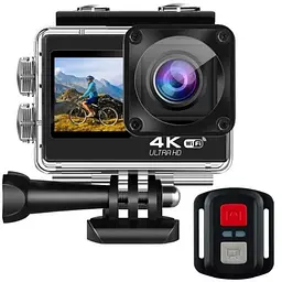 Екшн-камера з двома дисплеями Action Camera Q60 16MP 4K 60 FPS