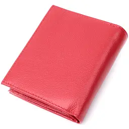 Яскравий жіночий гаманець із монетницею з натуральної шкіри ST Leather 22712 червоний - мініатюра 6