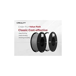 Пластик для 3D-принтера Creality Ender PLA 1.75мм, 2x1кг, white+grey (3301010365) - мініатюра 2