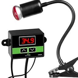 Світильник довгий з затискної ручкою і термостатом Terrario Long ReptiSun Temperature Control 200W - мініатюра 7
