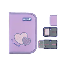 Пенал Kite 621 Sweetheart, 1 відділення, 1 відворот (K25-621-1)