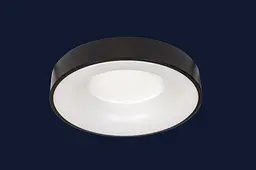 Люстра потолочна LED Levistella 752L57 BK, 36W, чорний метал, білий акрил, сучасний стиль для дому - мініатюра 2