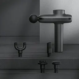 Ударний масажер для тіла Xiaomi WOLONOW Massage Gun Pro (FGPRO-55) 4 насадки - мініатюра 2