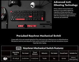 Механічна ігрова клавіатура Lemokey X3H3UA Black Switch Keychron Brown, QMK/VIA, Hot-Swap, EN/UKR, RGB - мініатюра 8