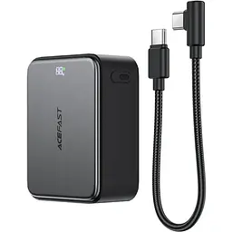 Зовнішній акумулятор ACEFAST M28-10000 22.5W fast charging power bank with cable Black (6974316285984)