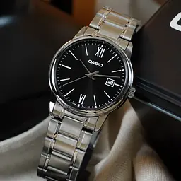 Чоловічий годинник Casio MTP-V002D-1B3 Сріблястий ( AT1141-0115 ) - мініатюра 2