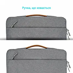 Чохол до ноутбука Grand-X 15'' SLX Grey (SLX-15G) - мініатюра 5