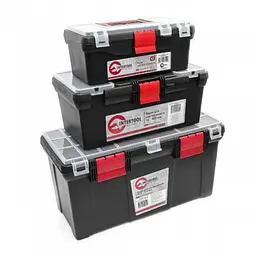 Набір ящиків для інструментів 3 штуки INTERTOOL BX-0003
