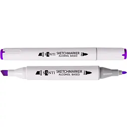 Набір спиртових маркерів Santi Professional SA-75 темно-фіолетовий 6 шт. (390880)