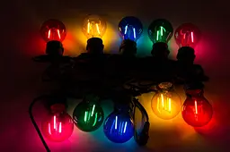Світлодіодна новорічна гірлянда Devilon з двома нитками IP44 LED 10 л різнокольорова (930035) - мініатюра 2