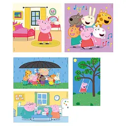  Пазл 10 в 1 Clementoni Peppa Pig (20271) - мініатюра 3