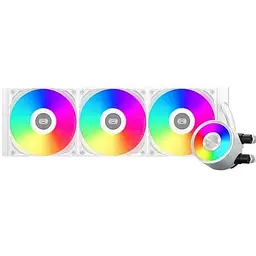 Система рідинного охолодження PcCooler DA360 Pro ARGB Digital білий 3x120 ARGB PWM 500-2200RPM±10%