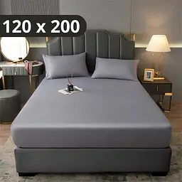Простирадло на резинці Solve Softable Fabric 120×200 — м’яке, щільне, комфортне, сірий (KT7006035)
