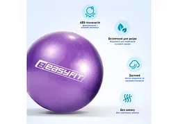 М'яч для пілатесу EasyFit 25 см фіолетовий (EF-1221) - мініатюра 5