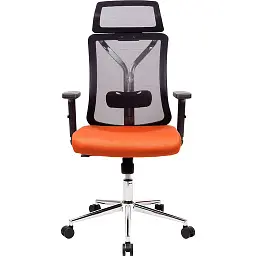 Офісне крісло GT Racer X-W80, чорно-помаранчеве (X-W80 Black/Orange) - мініатюра 2