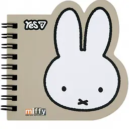 Блокнот фігурний Yes Miffy Beige 100x100 мм 30 аркушів клітинка (152183)