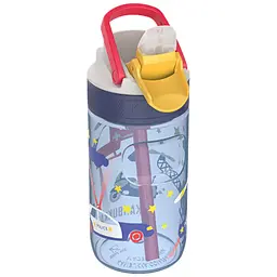 Пляшка для води тританова Kambukka Lagoon kids Police Patrol 400 мл синя (11-04059) - мініатюра 3