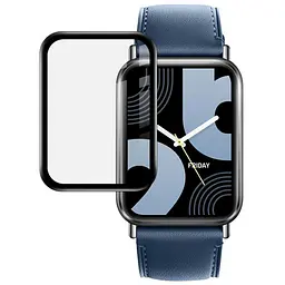 Полімерна плівка 3D (full glue) (тех.пак) для Xiaomi Mi Band 9 Pro Чорний