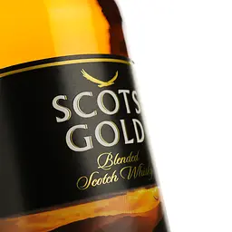Віскі Scots Gold Black Label Blended Scotch Whisky 40% 0.7 л - мініатюра 3